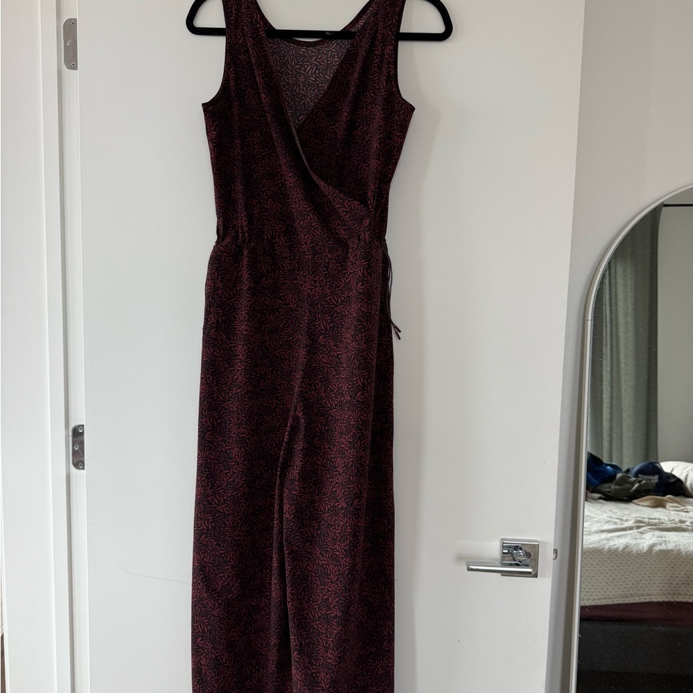 Title nine Red Sleeveless Jumpsuit
